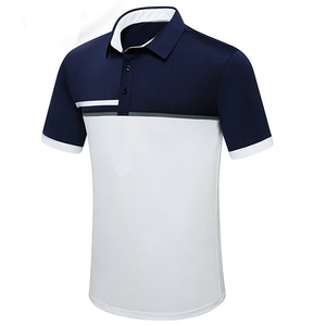 เสื้อโปโลผู้ชายแขนสั้นผ้าฝ้ายลำลอง - Product Image 1