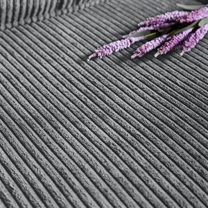 Divano a 3 Posti in Tessuto Corduroy 83.86, Moderno e Compatto, Colore Grigio, per Soggiorno, Camera da Letto, Ufficio - Product Image 6