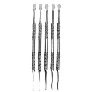 Élévateur manuel double extrémité avec poignée pour extraction dentaire et élévation radiculaire, outil en acier inoxydable - Product Image 1