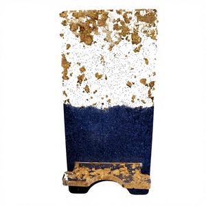 Support de téléphone en résine époxy fait main, support de bureau moderne décoratif pour smartphone, pour bureau et maison - Craftera Exports - Product Image 1