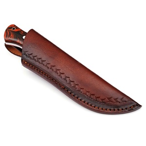 Cuchillo Táctico de Caza y Supervivencia de Acero Inoxidable con Mango de Madera Paka, Multifuncional para Exteriores, Venta al por Mayor OEM B2B OBM - Product Image 2