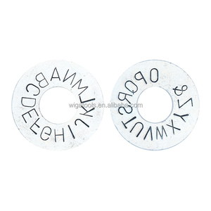 RE-27 [WIGA] Ensemble de tampons en acier à lettres inversées de 4 mm de qualité artisanale pour métal et cuir - Product Image 2