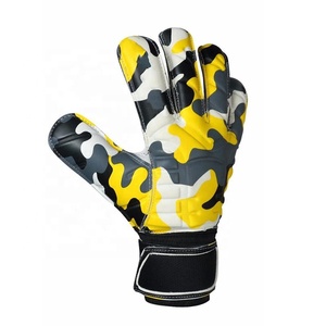 Wholesale High Quality Goalkeeping <b>Gloves</b> Front Palm 4mm German <b>Latex</b> Backhand Silicon Inject Negative Cut Custom Made Design - Product Image 4