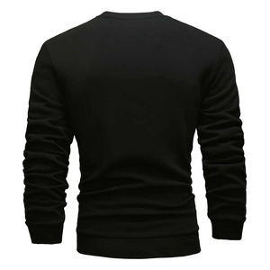 Sweat-shirts à col rond brodés de haute qualité 100% coton pour hommes, taille ample pour l'hiver - Product Image 2
