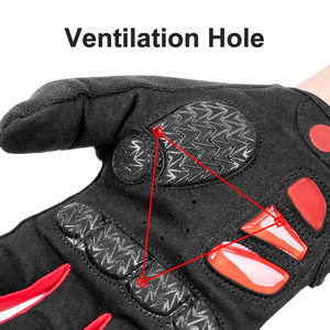 Gants de cyclisme professionnels personnalisés, gants de vélo respirants avec grip, vêtements de sport, OEM, exportation, fournisseur Pakistan - Product Image 3