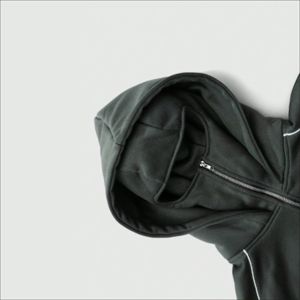 Conjunto de Sudadera con Capucha de Algodón Grueso de 350 g/m² para Hombre, Estilo Y2K, Estampado en Relieve, Moda Urbana, Otoño, Talla Grande, Venta al Por Mayor - Product Image 3