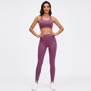 Leggings de Yoga de Cintura Alta para Mujer, Color Morado, Material Spandex/Nylon, Elásticos en Cuatro Direcciones, 220g, Marca ROLEIN - Product Image 3