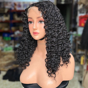 Productos de cabello rizado birmano de moda, peluca de cabello humano, pelucas con frente de encaje, cabello vietnamita virgen, liso, ondulado, personalizable - Product Image 3