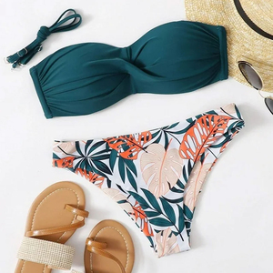 Conjuntos de Trajes de Baño y Ropa de Playa para Mujer, Nueva Moda, Conjunto de Bikini Estampado de Diseñador para Mujer, Mejor Colección en Línea, Más Vendidos - Product Image 3