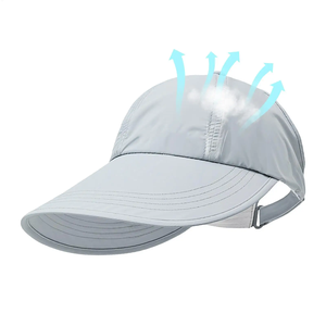 Sombrero para el sol transpirable con protección UV de ala ancha, sombrero de pescador para playa y exteriores, gorra de protección solar, sombrero para el sol ajustable - Product Image 2
