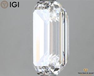 ห้องปฏิบัติการ CVD เพชรทรงมรกต2.50กะรัตที่สมบูรณ์แบบ VS1ความชัดเจนใบรับรอง IGI สี9.38มม. สำหรับผู้ชาย - Product Image 5