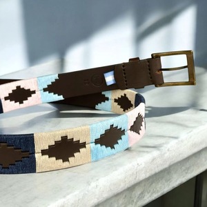 Handmade Vintage Argentinian Gaucho Style Casual Polo <b>Belt</b> for Men Women Brass Buckle Cow Hide Leather Customizable - Product Image 2