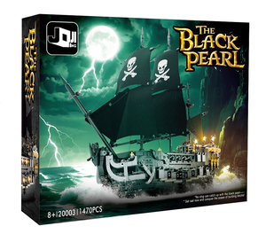 Bateau pirate des Caraïbes, navire de guerre, voilier Perle noire, blocs de construction, jouets d'assemblage MOC, cadeau pour enfant - Product Image 5