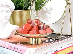 Pierre de cristal de jaspe rouge naturel, bloc carré poli, pierre précieuse de guérison pour la méditation Reiki, décoration de la maison, cadeau - Product Image 2