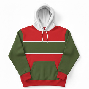 Sudaderas con Capucha Personalizadas de Calidad Universitaria para Hombre, Diseño de Invierno con Forro Polar Francés, Patrón 3D, Sublimación de Alta Gama - Product Image 1