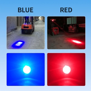 NIKAHAO 1335D 12V phare de chariot élévateur avec LED rouge zone témoin IP65 étanche nouvel état montage universel - Product Image 2