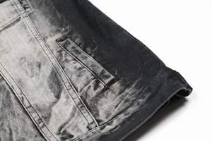 Chaqueta Vaquera Casual para Hombre, Estilo Solapa con Botones en la Parte Delantera y Bolsillos Utilitarios - Product Image 5