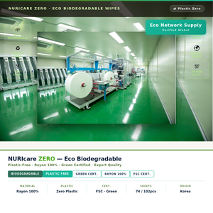 Toallitas Húmedas Biodegradables para Bidé, Marca Privada Nuri, Papel Higiénico Desechable en el Inodoro, OEM - Product Image 6