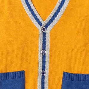Make Your Custom Good Quality V-Neck for Sorority/Fraternity/Schools/Colleges/Universities Logo Knitted <b>Cardigans</b> <b>Sweaters</b> - Product Image 3