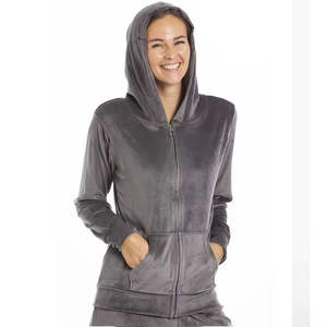 New Women Winter Gym Long <b>Sleeve</b> Tracksuit Velour <b>Short</b> <b>Top</b> Wholesale Training Clothes Sets - Product Image 1