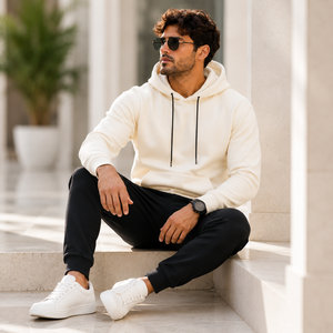 Sudaderas con Capucha Personalizadas de Alta Calidad para Hombre, Sudadera con Capucha Lisa Color Rosa, Sudaderas con Capucha 100% Algodón - Product Image 4