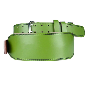 Ceinture de musculation en cuir véritable pour homme et femme, service OEM, soutien du dos, entraînement de musculation. - Product Image 1