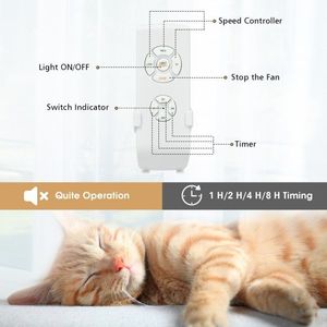 Ventilatore da soffitto retrò leggero da 52 pollici con pale reversibili - Product Image 4