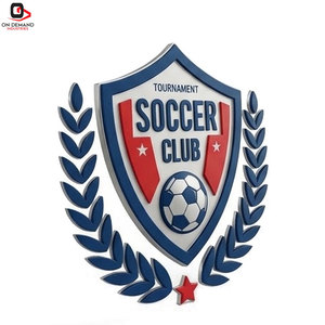 Écussons de club de football style classique en acier, symboles d'équipe pour maillots de football, uniformes sportifs, décoration de vêtements - Product Image 4
