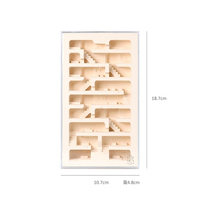 Nid d'abeilles en acrylique 3D, fermeture à bouton scellée, écologique, durable, recyclable, toutes saisons, pour appartement confortable