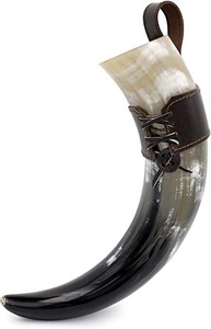 Authentic Handmade Engraved Buffalo Horn Viking Drinking Mug Hand Carved Mead Horn Custom Logo Barware Tankard Christmas - Product Image 4