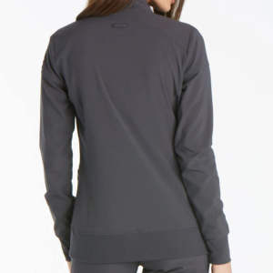 Chaqueta de Enfermería Profesional para Mujer, Tela Elástica Suave de Alta Calidad, Cierre Frontal con Cremallera, Bolsillo Práctico, Ropa de Trabajo - Product Image 6