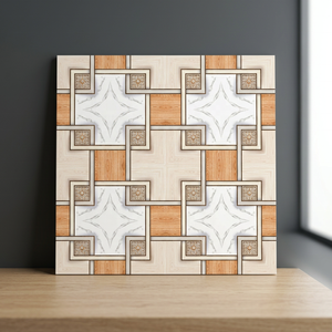 Parqué de madera de nogal negro americano de madera de ingeniería multicapa de Color Natural, baldosas de cerámica de madera de 40x40cm - Product Image 3