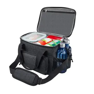 Wilson Polyester Tote Custom Cooler Bags Food Lunch Bag Box Soft Wine Fishing Wholesale Insulated Cooler Bags for Men Women - Product Image 1