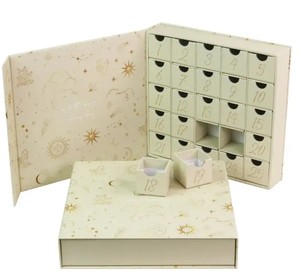 Juego de Cajas de Regalo Navideñas al por Mayor de Fábrica, Caja de Embalaje de Lujo para <span class=keywords><strong>Calendario</strong></span> de Adviento, <span class=keywords><strong>Calendario</strong></span> de Adviento Cosmético con Cajones - Product Image 5