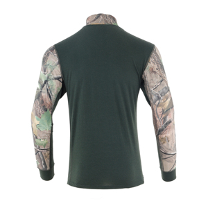 <b>Men</b> Merino Wool Winter <b>Thermal</b> Outdoor Crew <b>Shirt</b> <b>for</b> Hunting - Product Image 2