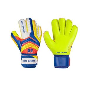 Gants de gardien de but de football professionnels, paume avant en latex, dos en silicone imprimé, enveloppe du pouce, coupe enroulée négative, logo personnalisé - Product Image 4