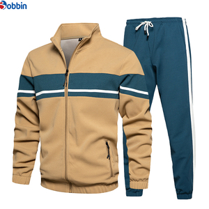 กางเกงจ็อกเกอร์ทรงสปอร์ตยอดนิยม ปักโลโก้ตามสั่ง เสื้อสเวตเชิ้ตคุณภาพสูง ซิปเต็มตัว เสื้อผ้ากีฬาผู้ชายลำลอง วิ่งออกกำลังกาย ฤดูหนาว - Product Image 1