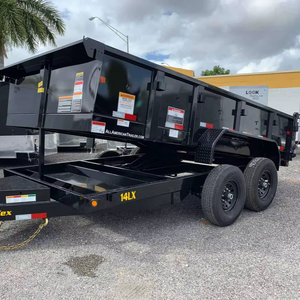 Remorque agricole robuste et fiable de haute qualité, capacité de 2001 à 5000 kg et taille 7x14, livraison rapide et prix abordable, achetez maintenant - Product Image 1