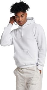 Sweat-shirt à capuche unisexe blanc, coupe oversize, en polaire, décontracté, couleur unie, avec poche, pour l'automne, sweat-shirt à capuche pour homme - Product Image 3