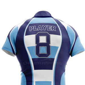 Vêtements de sport d'équipe de qualité supérieure, uniforme de rugby avec tissu respirant, coupe confortable pour l'entraînement et les matchs. - Product Image 4