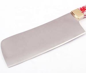 มีดเชฟครัวเหล็ก D2ทำด้วยมือพร้อมที่จับเรซินและที่ครอบเป็นมิตรกับสิ่งแวดล้อมออกแบบโลโก้ได้ตามต้องการ - Product Image 5