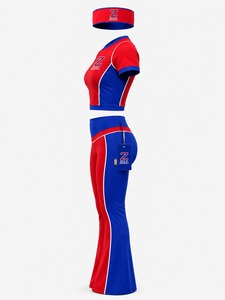 Conjunto deportivo para mujer con top elegante, leggings y diadema, material suave y elástico para entrenamientos, yoga, caminatas y uso diario. - Product Image 4