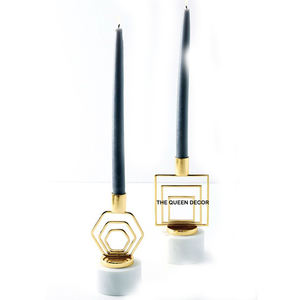 Porte-bougie en métal moderne, style nordique, lanterne pour bougies chauffe-plat, décoration d'intérieur, salon, centre de table de mariage - Product Image 5