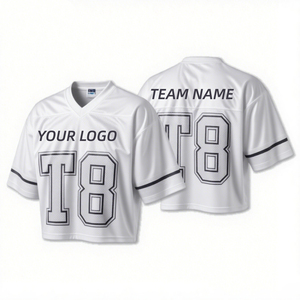 Camiseta de Fútbol Personalizada con Estampado Completo, Estilo Urbano, Corte Cuadrado, para Hombre, Transpirable, Cuello Redondo, Absorbente de Sudor, Manga Corta - Product Image 2