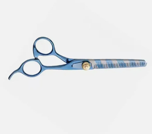 High Quality Beauty Barber Salon Use Safety Thinning Scissors Blade Tip Stainless Steel Handmade Right Handed Thinning Scissors - Product Image 5