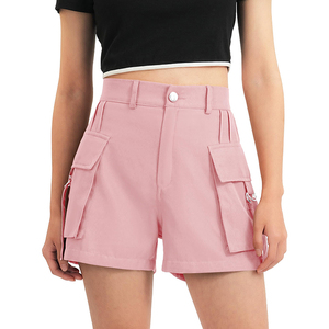 Shorts de sport pour enfants avec poches, taille boutonnée, shorts d'uniforme scolaire, shorts décontractés pour le jogging, la randonnée, shorts cargo - Product Image 1