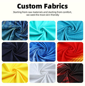 Conjunto de uniforme de fútbol personalizado para entrenamiento y partidos con tela transpirable, conjunto profesional de camiseta y pantalones cortos de fútbol - Product Image 5