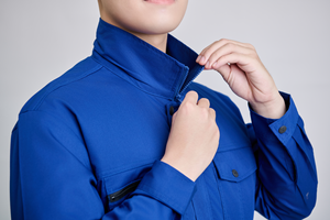 เสื้อแจ็คเก็ตทำงานนิรภัยสำหรับผู้หญิง FMF พร้อมพัดลมระบายอากาศ |   ผ้า TC สะท้อนแสงแบบ Hi-Vis ระบายอากาศได้ดี สำหรับการตรวจจับเข็มในงานอุตสาหกรรม - Product Image 6