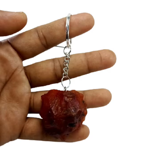High quality Crystal Keychain Red Carnelian Rough <b>Key</b> Chine Natural Stone <b>Key</b> <b>Holder</b> Gifts for Women <b>Key</b> <b>Chain</b> wholesale - Product Image 5