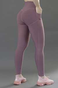 Leggings de compression athlétiques pour femmes, taille haute, anti-transpiration, vêtements de sport pour la salle de sport, le fitness et l'entraînement - Product Image 5